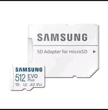 Image of 512GB Samsung EVO Plus Micro SD Memory Card SDXC UHS-I U3 A2 Class 10 130MB/S