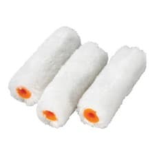 Image of Faithfull Medium Pile Mini Roller Refills 100mm (4in) Pack of 10