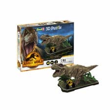 Image of Revell 3D Puzzle Jurassic World Dominion T-Rex Tyrannosaurus Dino 45 Teile