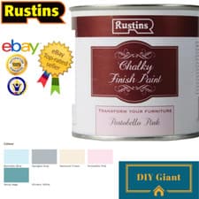 Image of Rustins- Quick Dry Chalky Finish Matt Furniture Paint -All Colours 250ML / 500ML