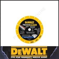 Image of Dewalt DT40255 230 x 22.23mm Extreme Metal Wheel 9" Metal Cutting Disc DCS690