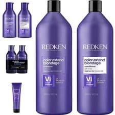 Image of Redken Color Extend Blondage Shampoo,Conditioner&Treatment 300ml-1000ml Options