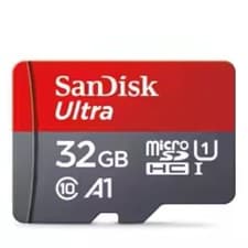 Image of 32GB SanDisk Ultra Memory Card – Fast, Reliable & High-Capacity Storage! 🔥