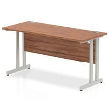 Image of Impulse 1400mm Slimline Desk Cantilever Leg