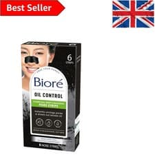 Image of Biore Charcoal Pore Strips (6 Count) – Extractor Tool Included, Cleans Deeply