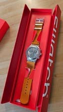 Image of SWATCH Watch Orange VACATION TIME YVS101 Rare Holiday Watch New Boxed £175 RRP