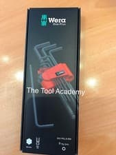 Image of Wera Tools Hex Allen Key Set Extra Long 1.5mm - 10mm Boxed And Clip 950 PKL9 BM