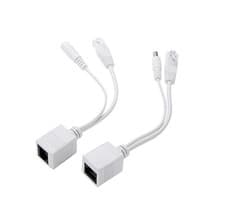 Image of Power Over Ethernet Passive PoE Adapter Injector + Splitter Kit PoE Cable UK