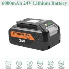 Image of 6Ah 24V Lithium-Ion Battery for Greenworks 29807 29322 29837 29852 29842 G-24