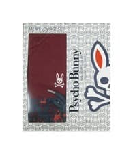 Image of Psycho Bunny Red Crew-Neck Shirt & All Over Bunny Short Lounge Set Gift Box (S)