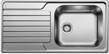 Image of BLANCO DINAS XL 6 S Single Bowl Stainless Steel Inset Kitchen Sink - 236784