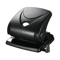 Image of Q-Connect Standard Duty Hole Punch 30 Sheet Black 827P