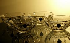 Image of Waterford Crystal Lismore Bowls Set of 4 Brand New