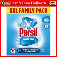 Image of Persil Non Bio Washing Powder XXXL Family Pack Gentle Next to Sensitive Skin for