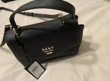 Image of DKNY Handbag Black Whitney Satche New With Tags Medium