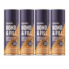 Image of 4x Expanding Foam Filler Spray PU Bond Fill Sealing Cracks Insulating Gap 500ml