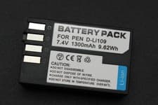 Image of D-LI109 1050mAh Battery for Pentax K-30, K-50, K-70, K-500, KP, K-r, K-S1, K-S2
