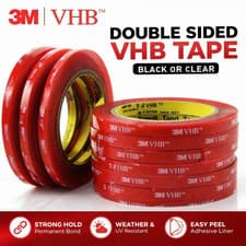 Image of 3M™ VHB™ DOUBLE SIDED TAPE HEAVY DUTY ADHESIVE STRONG STICKY MOUNTING ROLL