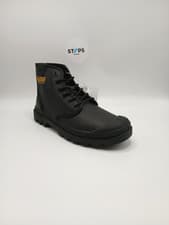 Image of Palladium Pampa Hi Coated Black Boots Brand New with Box