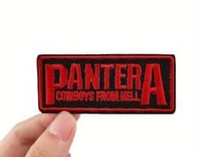 Image of Pantera Cowboys from hell Iron on/Sew on Embroidered Patch gift present