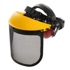 Image of Mesh Forestry Hat Flip Up Adjustable Ratchet Headband 140878 Silverline