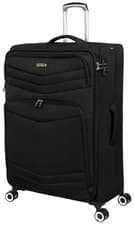 Image of it Luggage Intrepid 81.5cm 8 Wheel Expandable Black Soft Suitcase with TSA
