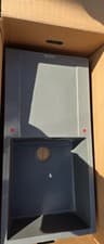 Image of Chasewater Single Bowl Reversible Inset Granite Composite Grey Kitchen Sink