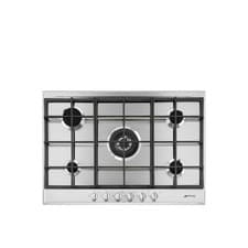 Image of Smeg Cucina 70cm 5 Burner Gas Hob - Stainless Steel P272XGH