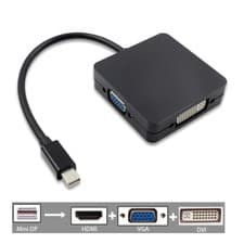 Image of Mini Display Port DP to HD VGA DVI Converter for Microsoft surface pro 1 2 3 4