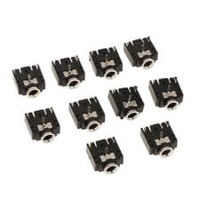 Image of 10Pieces 3.5mm Audio Headphone Jack Socket 3 Pins Channels