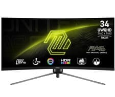 Image of MSI Curved Gaming Monitor 27" WQHD MAG 27CQ6F 1500R 2560 x 1440 180Hz EX-DISPLAY