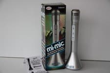 Image of Mi-Mic Karaoke Microphone Speaker with Bluetooth and LED Lights - Black
