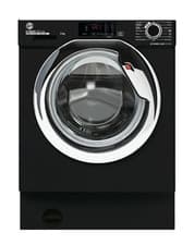 Image of Hoover HBWS49D3ACBE Integrated 9kg 1400 Spin Washing Machine in Black 50417