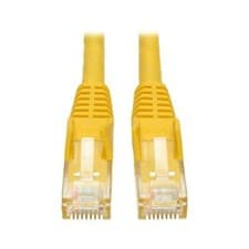 Image of Tripp Lite Cat6 Gigabit Snagless Molded Patch Cable (RJ45 M/M) - Yellow, 7-ft.(N