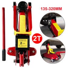 Image of 2 Ton Tonne Hydraulic Trolley Floor Jack With Plastic Storage Carry Case Car Van