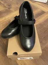 Image of School Shoes Start Rite Girls Leather School Shoe Black Leather UK 3W