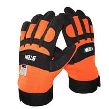 Image of 3 Sizes Forestry Protective Chainsaw Gloves with Left Hand Protection (Size 10)