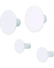 Image of Blomus Ponto Wall Hooks Set of 4 Polystone 65799 Lily White