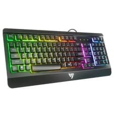 Image of Silent Illuminated Keyboard Backlit UK Layout N-Key Rollover Gaming Wired