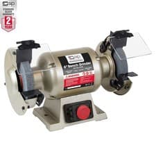 Image of SIP Bench Grinder 6" 230V 370W 2980RPM 150mm x 20mm Coarse and Fine Grit Wheel