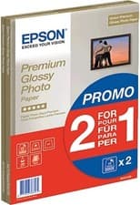 Image of Epson Premium Glossy Photo Paper A4 – 30 Sheets (2 x 15) 042169