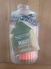 Image of Sanctuary Spa Delight And Let Go Gift Set 5 Piece Set in Jar New Sealed Free P&P