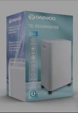 Image of Daewoo 12L Electric Dehumidifier Prevent Damp Mould Humidity Control Quiet Mode