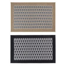 Image of JVL Allure Machine Washable Entrance Doormat, 50x75cm