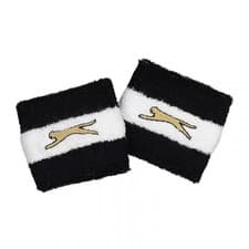 Image of Slazenger Padel - Globo Wristbands / Sweatbands - 2-Pk – Black/White - One Size