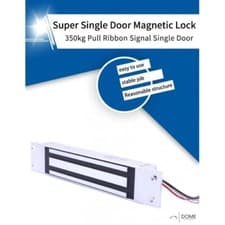 Image of Slimline Mortice Magnetic Lock MagLock 350kg Security Gate Access Control DC12V