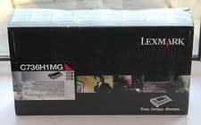 Image of Lexmark Genuine High-Yield Magenta Toner Cartridge For C736/X736/X738 - C736H1MG