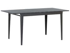 Image of Extending Dining Table 120/160 x 80 cm Black NORLEY
