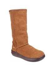 Image of Rocket Dog Sugardaddy Chestnut Ladies Long Boots Suede