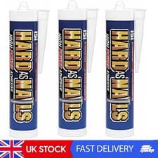 Image of 3 X CARTRIDGES HARD AS NAILS INTERIOR NO MORE NAILS SOLVENT FREE ADHESIVE